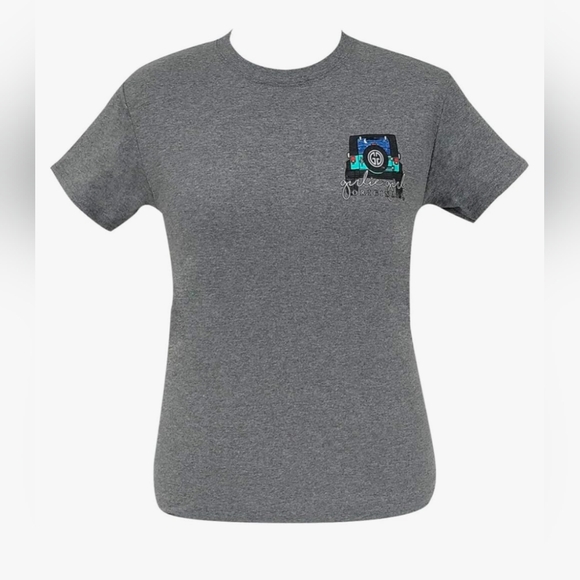 Various Sizes- Life's an Adventure-Graphite Heather-NWT - Picture 2 of 4